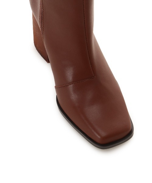 REDYAZEL（レディアゼル）の「チャンキーヒールミドルブーツ（ブーツ・レディース・ブラック/ダークブラウン/ブラウン・SMALL/MEDIUM/L）」の14枚目の写真