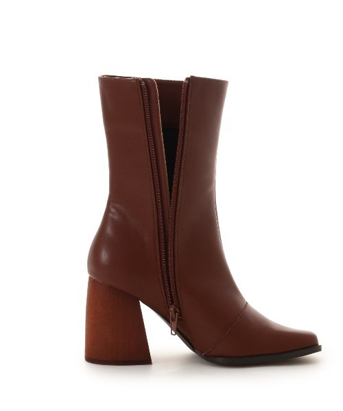 REDYAZEL（レディアゼル）の「チャンキーヒールミドルブーツ（ブーツ・レディース・ブラック/ダークブラウン/ブラウン・SMALL/MEDIUM/L）」の15枚目の写真