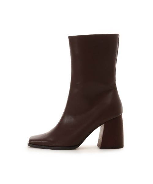 REDYAZEL（レディアゼル）の「チャンキーヒールミドルブーツ（ブーツ・レディース・ブラック/ダークブラウン/ブラウン・SMALL/MEDIUM/L）」の16枚目の写真