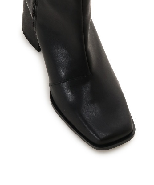 REDYAZEL（レディアゼル）の「チャンキーヒールミドルブーツ（ブーツ・レディース・ブラック/ダークブラウン/ブラウン・SMALL/MEDIUM/L）」の8枚目の写真
