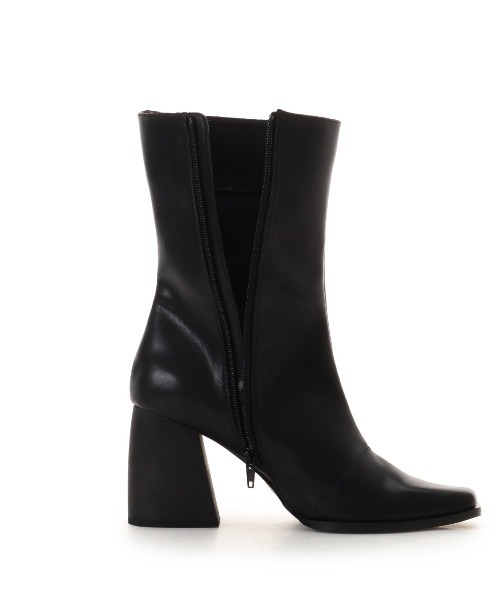 REDYAZEL（レディアゼル）の「チャンキーヒールミドルブーツ（ブーツ・レディース・ブラック/ダークブラウン/ブラウン・SMALL/MEDIUM/L）」の9枚目の写真