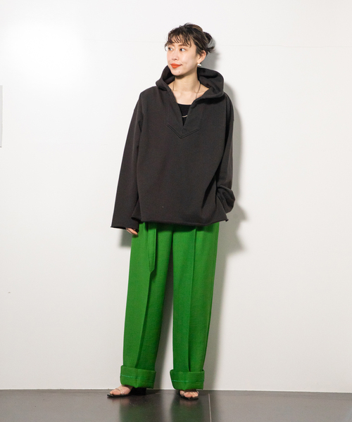 CITYSHOP(シティーショップ)の「HOODY スウェット SHIRT(Tシャツ/カットソー・レディース・ホワイト/グレー・FREE)」の3枚目の写真