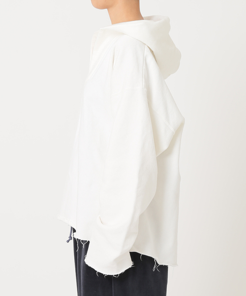 CITYSHOP(シティーショップ)の「HOODY スウェット SHIRT(Tシャツ/カットソー・レディース・ホワイト/グレー・FREE)」の11枚目の写真