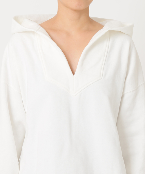 CITYSHOP(シティーショップ)の「HOODY スウェット SHIRT(Tシャツ/カットソー・レディース・ホワイト/グレー・FREE)」の14枚目の写真