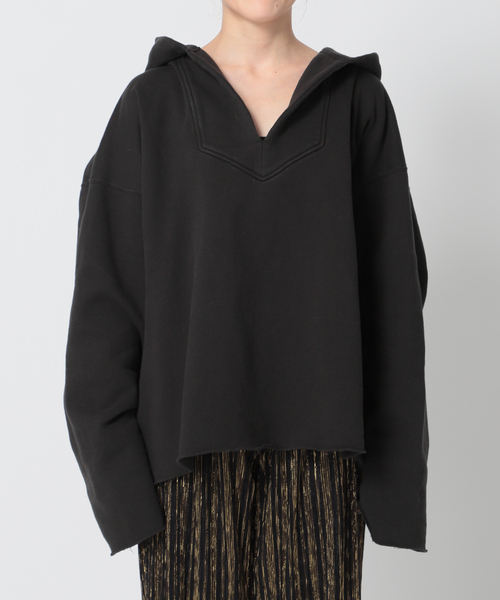 CITYSHOP(シティーショップ)の「HOODY スウェット SHIRT(Tシャツ/カットソー・レディース・ホワイト/グレー・FREE)」の19枚目の写真