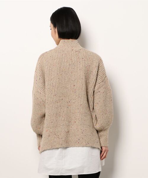 RODEO CROWNS WIDE BOWL（ロデオクラウンズワイドボウル）の「レイヤードニットmixトップス（ニット/セーター・レディース・パープル/杢グレー/アイボリー・FREE）」の4枚目の写真