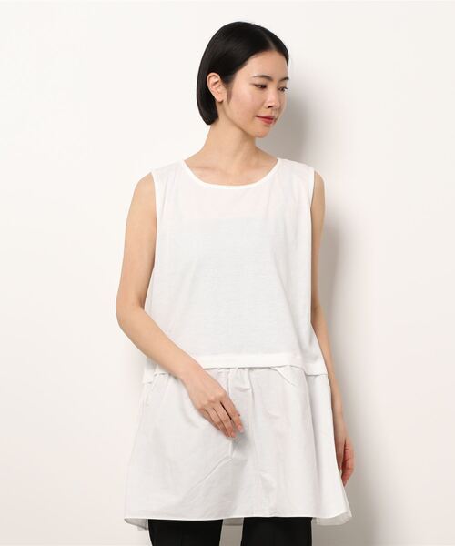 RODEO CROWNS WIDE BOWL（ロデオクラウンズワイドボウル）の「レイヤードニットmixトップス（ニット/セーター・レディース・パープル/杢グレー/アイボリー・FREE）」の5枚目の写真