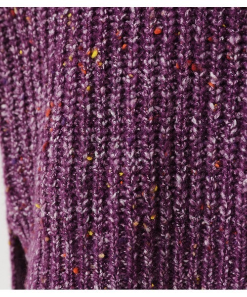 RODEO CROWNS WIDE BOWL（ロデオクラウンズワイドボウル）の「レイヤードニットmixトップス（ニット/セーター・レディース・パープル/杢グレー/アイボリー・FREE）」の19枚目の写真