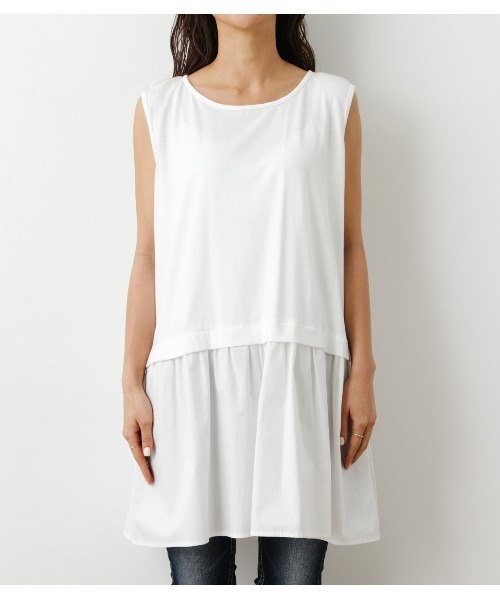 RODEO CROWNS WIDE BOWL（ロデオクラウンズワイドボウル）の「レイヤードニットmixトップス（ニット/セーター・レディース・パープル/杢グレー/アイボリー・FREE）」の20枚目の写真