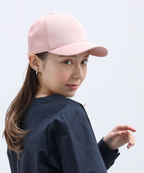 BEAMS HEART(ビームスハート)の「【4色展開】ハンドサイン ロゴ キャップ(キャップ・レディース・サックスブルー/ベージュ/ホワイト系その他5/チャコールグレー/ピンク/オフホワイト/オレンジ/ホワイト・FREE)」の7枚目の写真