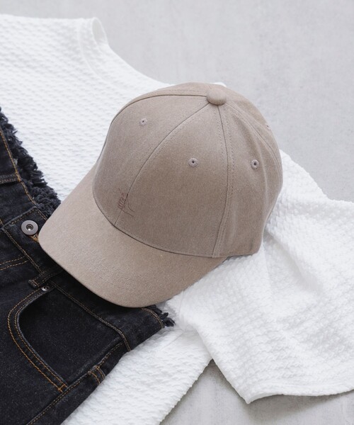 BEAMS HEART(ビームスハート)の「【4色展開】ハンドサイン ロゴ キャップ(キャップ・レディース・サックスブルー/ベージュ/ホワイト系その他5/チャコールグレー/ピンク/オフホワイト/オレンジ/ホワイト・FREE)」の12枚目の写真