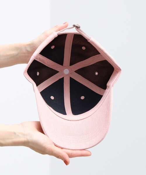 BEAMS HEART(ビームスハート)の「【4色展開】ハンドサイン ロゴ キャップ(キャップ・レディース・サックスブルー/ベージュ/ホワイト系その他5/チャコールグレー/ピンク/オフホワイト/オレンジ/ホワイト・FREE)」の18枚目の写真