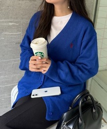 U.S. POLO ASSN. | ∴WEGO/U.S. POLO ASSN.カラーワンポイントカーディガン(カーディガン/ボレロ)