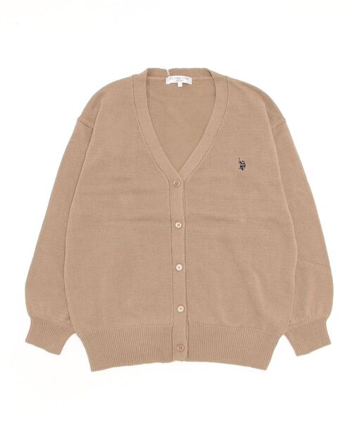 U.S. POLO ASSN.(ユーエスポロアッスン)の「∴WEGO/U.S.POLO ASSN.別注カラーワンポイントカーディガン(カーディガン/ボレロ・レディース・グリーン/ピンク/オフホワイト/ブラック/ロイヤルブルー/杢グレー/ベージュ/オレンジ・FREE)」の15枚目の写真