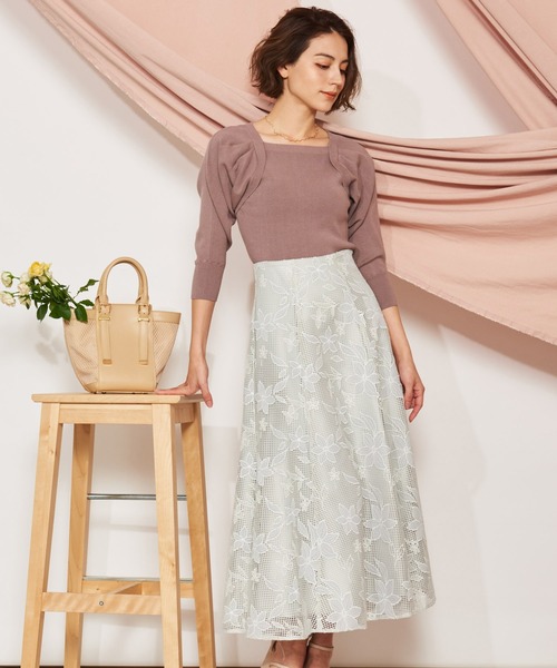 NOELA（ノエラ）の「メッシュレースマーメイドスカート（スカート