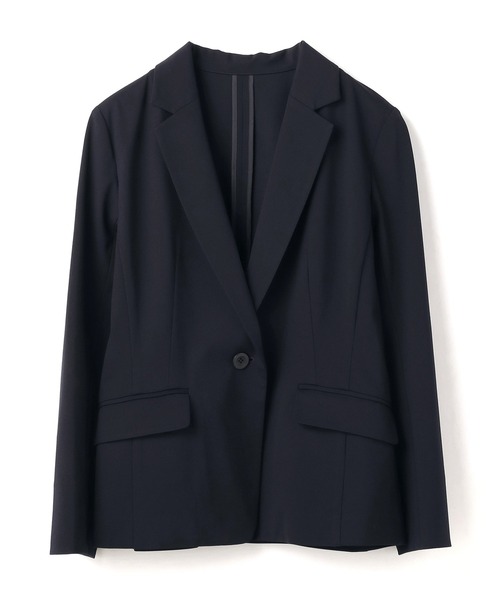 A/C DESIGN BY ALPHA CUBIC（エーシーデザインバイアルファキュービック）の「【ウォッシャブル】アルファブリックライトテーラードジャケット（テーラードジャケット・レディース・ネイビー/ブラック・13号/9号/11号）」の3枚目の写真