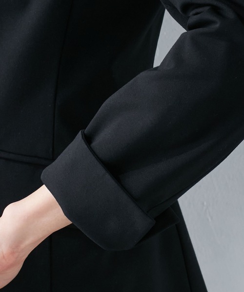 A/C DESIGN BY ALPHA CUBIC（エーシーデザインバイアルファキュービック）の「【ウォッシャブル】アルファブリックライトテーラードジャケット（テーラードジャケット・レディース・ネイビー/ブラック・13号/9号/11号）」の13枚目の写真