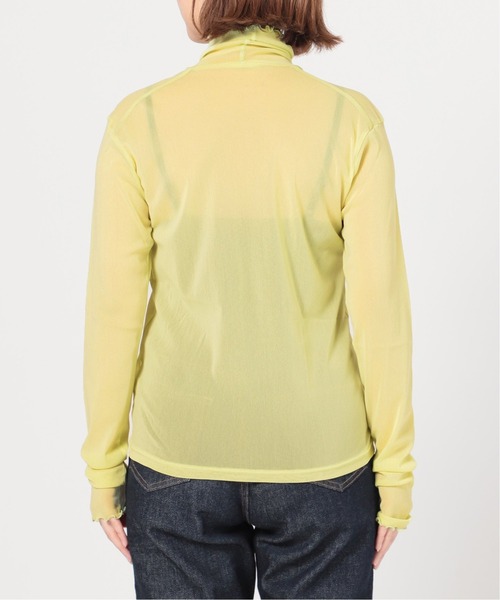 SLOBE IENA（スローブイエナ）の「チュールタートル【手洗い可能】◆（Tシャツ/カットソー・レディース・グレー/アイボリー/イエロー・FREE）」の10枚目の写真