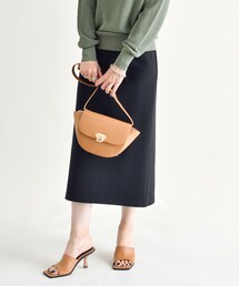 UNTITLED | ダブルフェイスジャージ ナロースカート【洗える】(スカート)