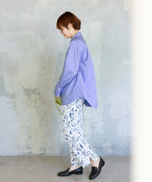 IENA（イエナ）の「コットンブロードポケットシャツ◆（シャツ/ブラウス・レディース・ピンク/ブルー系その他/サックスブルー・38/36）」の21枚目の写真