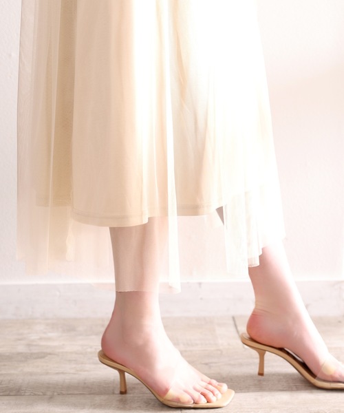 classicalelf（クラシカルエルフ）の「高まるロマンティックムード。結婚式にも。コットンレースドッキングワンピース（ドレス・レディース・アイボリー/ブラック/グレー・LARGE/MEDIUM/SMALL/X-LARGE）」の5枚目の写真