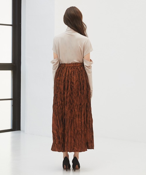 RANDEBOO（ランデブー）の「Washer long skirt（スカート・レディース・ブラウン/カーキ・FREE）」の9枚目の写真