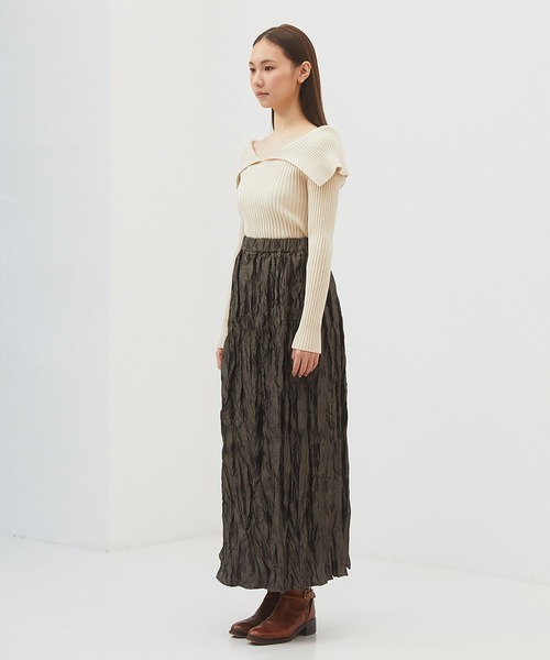 RANDEBOO（ランデブー）の「Washer long skirt（スカート・レディース・ブラウン/カーキ・FREE）」の14枚目の写真