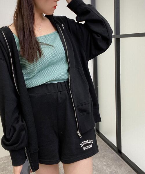 INGNI（イング）の「スウェットショートパンツ（その他パンツ・レディース・ブラック/ブルー/グリーン/オートミール・FREE）」の9枚目の写真