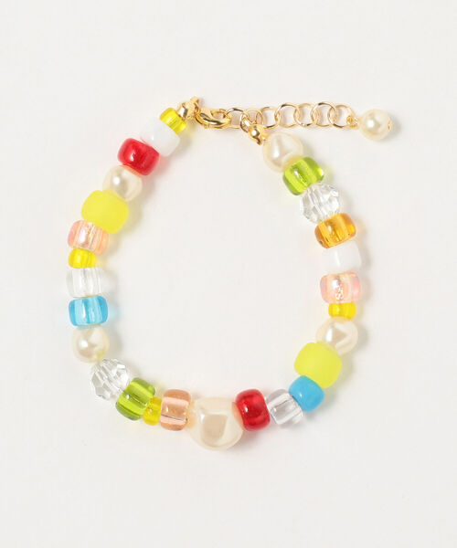Ray BEAMS(レイビームス)の「Ray BEAMS / カラフル ビーズ ブレスレット(ブレスレット・レディース・その他・ONE SIZE)」の2枚目の写真