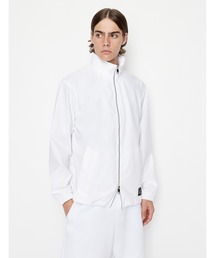 ARMANI EXCHANGE | 【A|X アルマーニ エクスチェンジ】A|Xロゴパッチ　ライトジャケット　フーディ（リサイクルポリエステル）(ブルゾン)