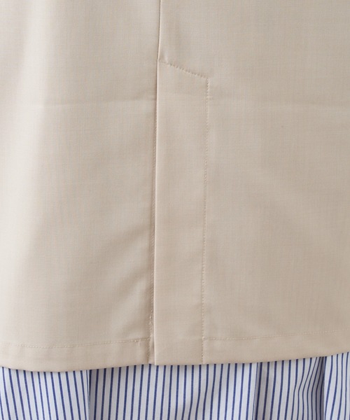 natural couture（ナチュラルクチュール）の「シンプルに着飾る　ちょっと大人なマニッシュベスト（ベスト・レディース・ベージュ/ブラウン/モカ・FREE）」の21枚目の写真