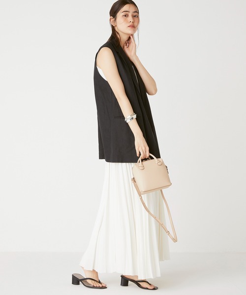 TOPKAPI（トプカピ）の「ハンドル ポイント ミニ ショルダーバッグ（ショルダーバッグ・レディース・ブラック/ベージュ/ミント・FREE）」の7枚目の写真