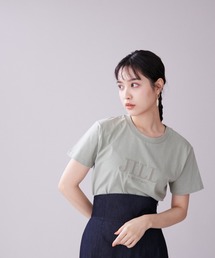 ◇リサイクルコットン　シシュウロゴTシャツ