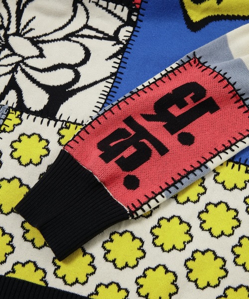 Dhruv Kapoor（ドゥルーフ・カプール）の「PATCHWORK SWEATER（ニット/セーター・レディース・マルチ・M/L）」の4枚目の写真