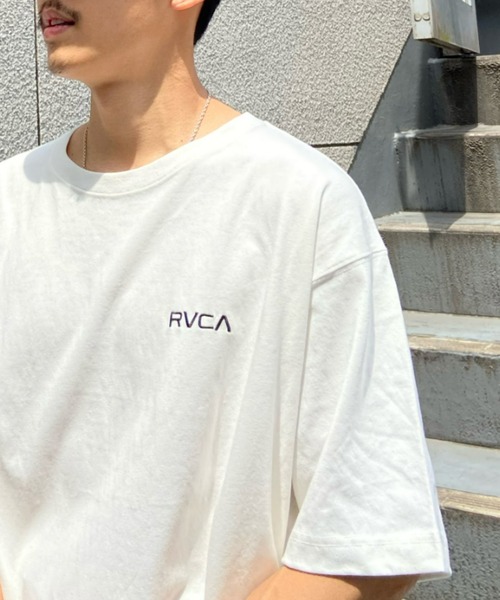 RVCA(ルーカ)の「RVCA/ルーカ オーバーサイズ バックプリントTシャツ/バンダナ柄 ドロップショルダーTシャツ BC041-295(Tシャツ/カットソー・メンズ・ブラック/ホワイト/グリーン・M/L/S)」の11枚目の写真