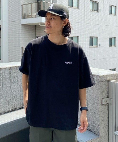 バックロゴ ルーズ Tシャツ 4色 ストリート 夏 トップス cr9251 RVCA（ルーカ）の「RVCA/ルーカ オーバーサイズ バックプリントT