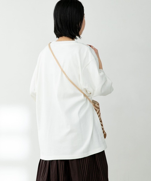 FORK&SPOON（フォークアンドスプーン）の「『ユニセックス』FORK&SPOON　セミシルケット5分袖カットソー（Tシャツ/カットソー・メンズ・ブルー系その他/オフホワイト/ベージュ/ネイビー・5/4）」の13枚目の写真