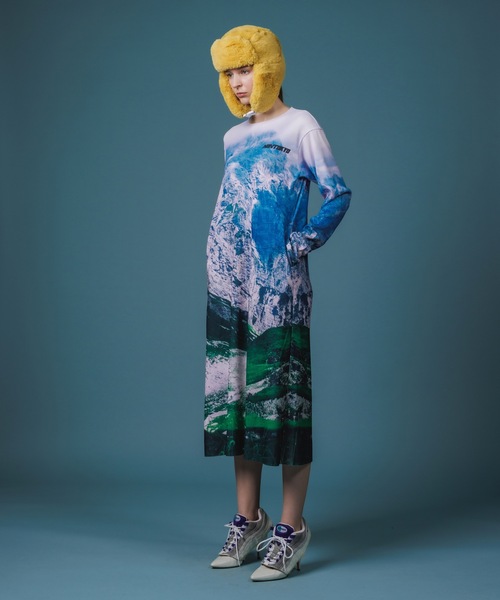 NON TOKYO（ノントーキョー）の「RIB CREWNECK ONE-PIECE(LONG SLEEVE
