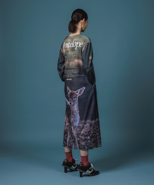 NON TOKYO（ノントーキョー）の「RIB CREWNECK ONE-PIECE(LONG SLEEVE