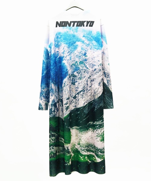 NON TOKYO RIB CREWNECK ONE-PIECE 白熊 NON TOKYO（ノントーキョー）の「RIB CREWNECK ONE-PIECE(LONG SLEEVE
