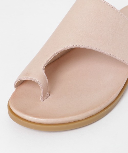 URBAN RESEARCH（アーバンリサーチ）の「レザーカバーサンダル（サンダル・レディース・ブラック/キャメル/ピンク系その他/アニマル・38/37/36）」の6枚目の写真