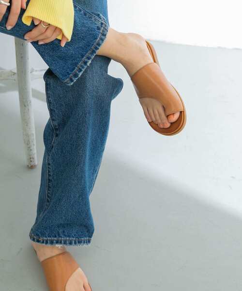 URBAN RESEARCH（アーバンリサーチ）の「レザーカバーサンダル（サンダル・レディース・ブラック/キャメル/ピンク系その他/アニマル・38/37/36）」の9枚目の写真