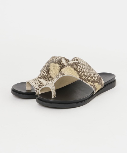 URBAN RESEARCH（アーバンリサーチ）の「レザーカバーサンダル（サンダル・レディース・ブラック/キャメル/ピンク系その他/アニマル・38/37/36）」の22枚目の写真