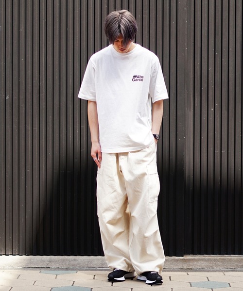 ABU GARCIA（アブ・ガルシア）の「Abu Garcia / アブガルシア：【ONLY ARK】別注 PRINT TEE：ONLYARK-0-2004[NOA]（Tシャツ/カットソー・メンズ・ホワイト×ブラック/ブラック×ホワイト・L/XL）」の18枚目の写真