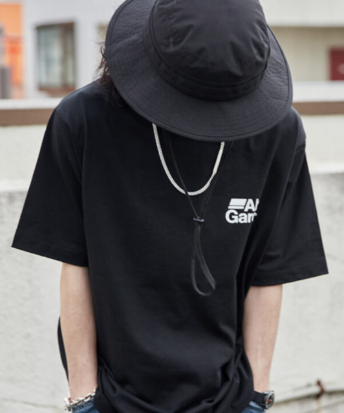 ABU GARCIA（アブ・ガルシア）の「Abu Garcia / アブガルシア：【ONLY ARK】別注 PRINT TEE：ONLYARK-0-2004[NOA]（Tシャツ/カットソー・メンズ・ホワイト×ブラック/ブラック×ホワイト・L/XL）」の4枚目の写真