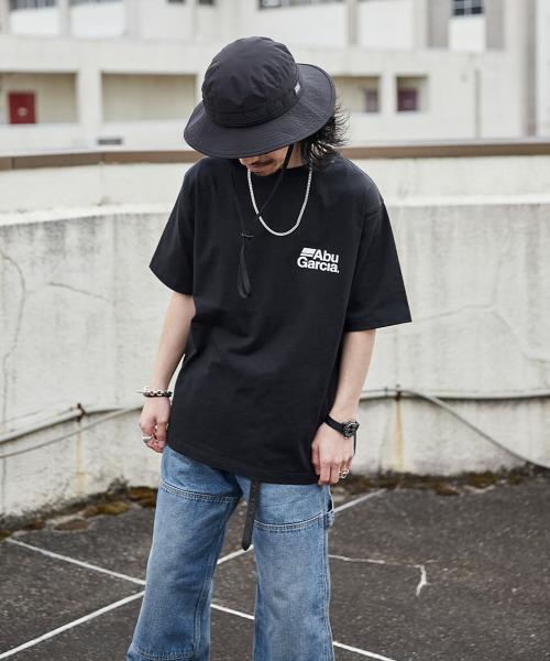 ABU GARCIA（アブ・ガルシア）の「Abu Garcia / アブガルシア：【ONLY ARK】別注 PRINT TEE：ONLYARK-0-2004[NOA]（Tシャツ/カットソー・メンズ・ホワイト×ブラック/ブラック×ホワイト・L/XL）」の5枚目の写真