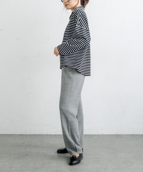 PUAL CE CIN(ピュアルセシン)の「すかし編みパンツ(その他パンツ・レディース・グレー/ナチュラル・FREE)」の13枚目の写真