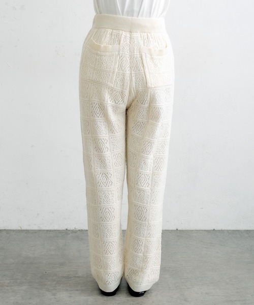 PUAL CE CIN(ピュアルセシン)の「すかし編みパンツ(その他パンツ・レディース・グレー/ナチュラル・FREE)」の19枚目の写真