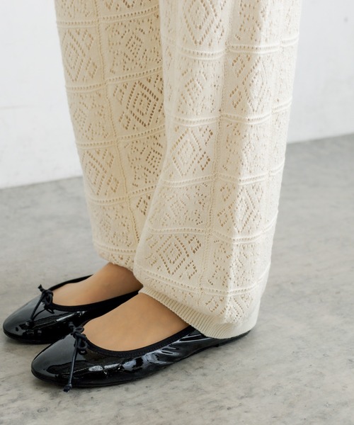 PUAL CE CIN(ピュアルセシン)の「すかし編みパンツ(その他パンツ・レディース・グレー/ナチュラル・FREE)」の16枚目の写真