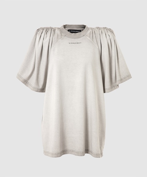 ワイプロジエクト Y PROJECT トップス Y/Project（ワイプロジェクト）の「RUCHED SHOULDER T- SHIRT（T